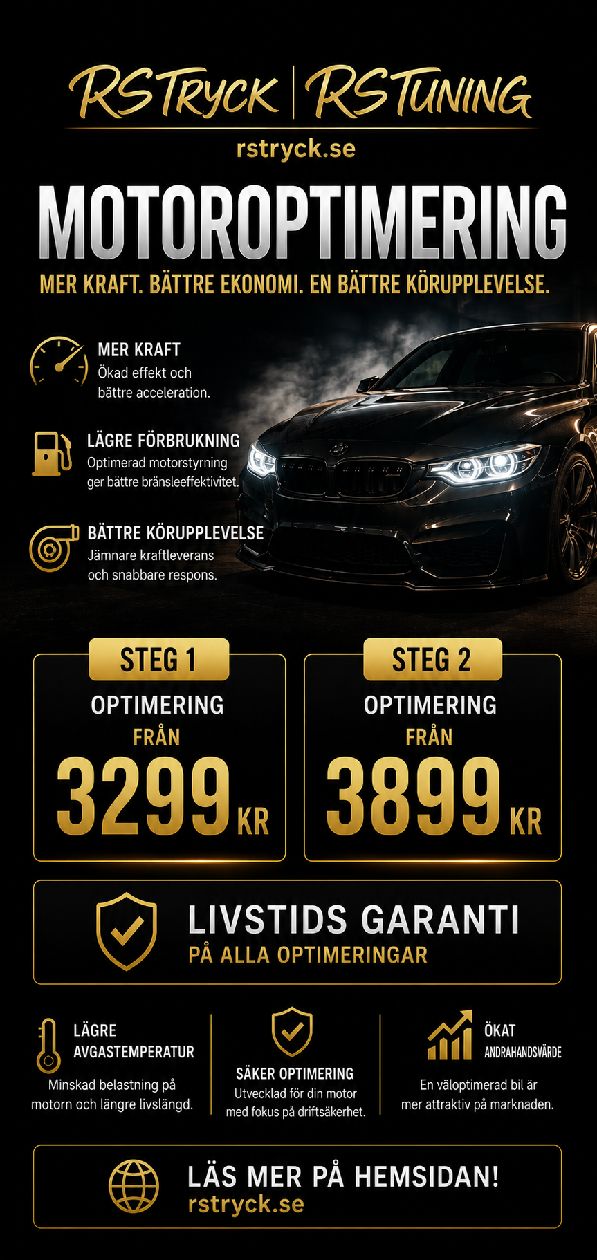 Motoroptimering Steg 2 - Grund Kampanj