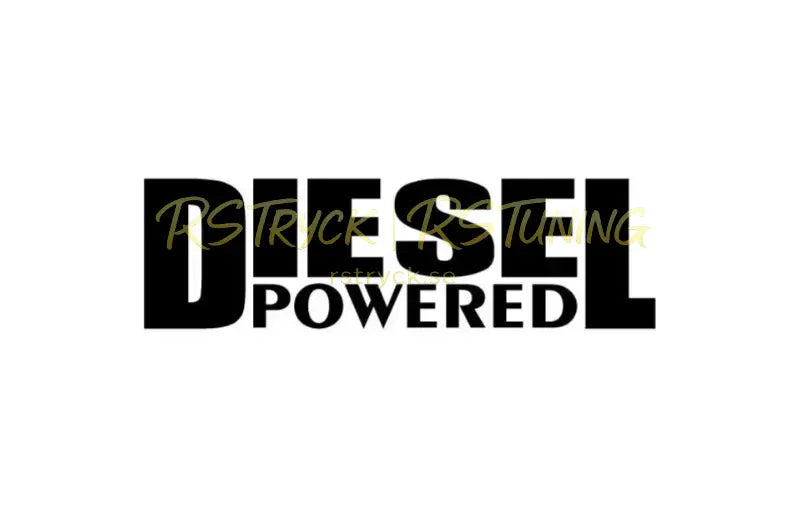 Dekal | "Diesel powered" RSTryck