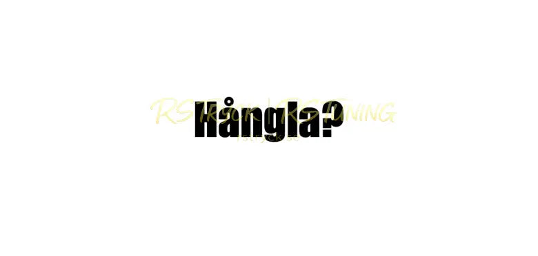 Dekal | "Hångla?" RSTryck