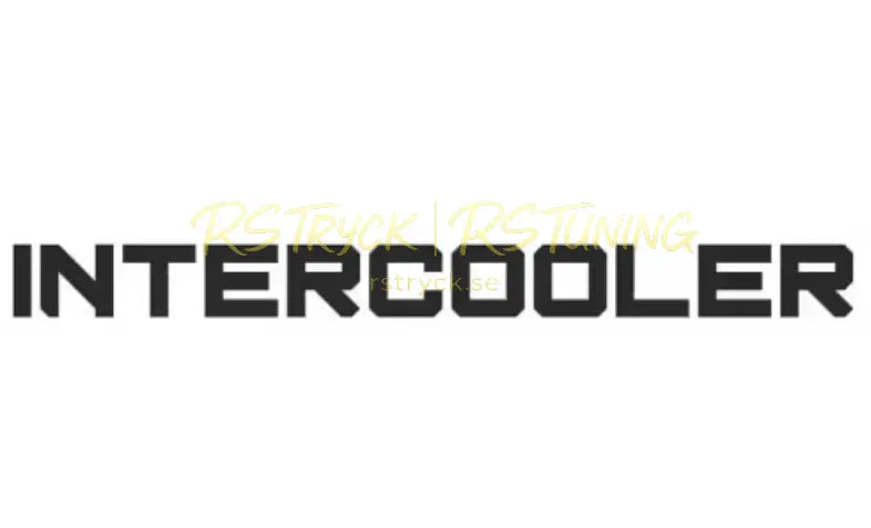 Dekal | "Intercooler" RSTryck