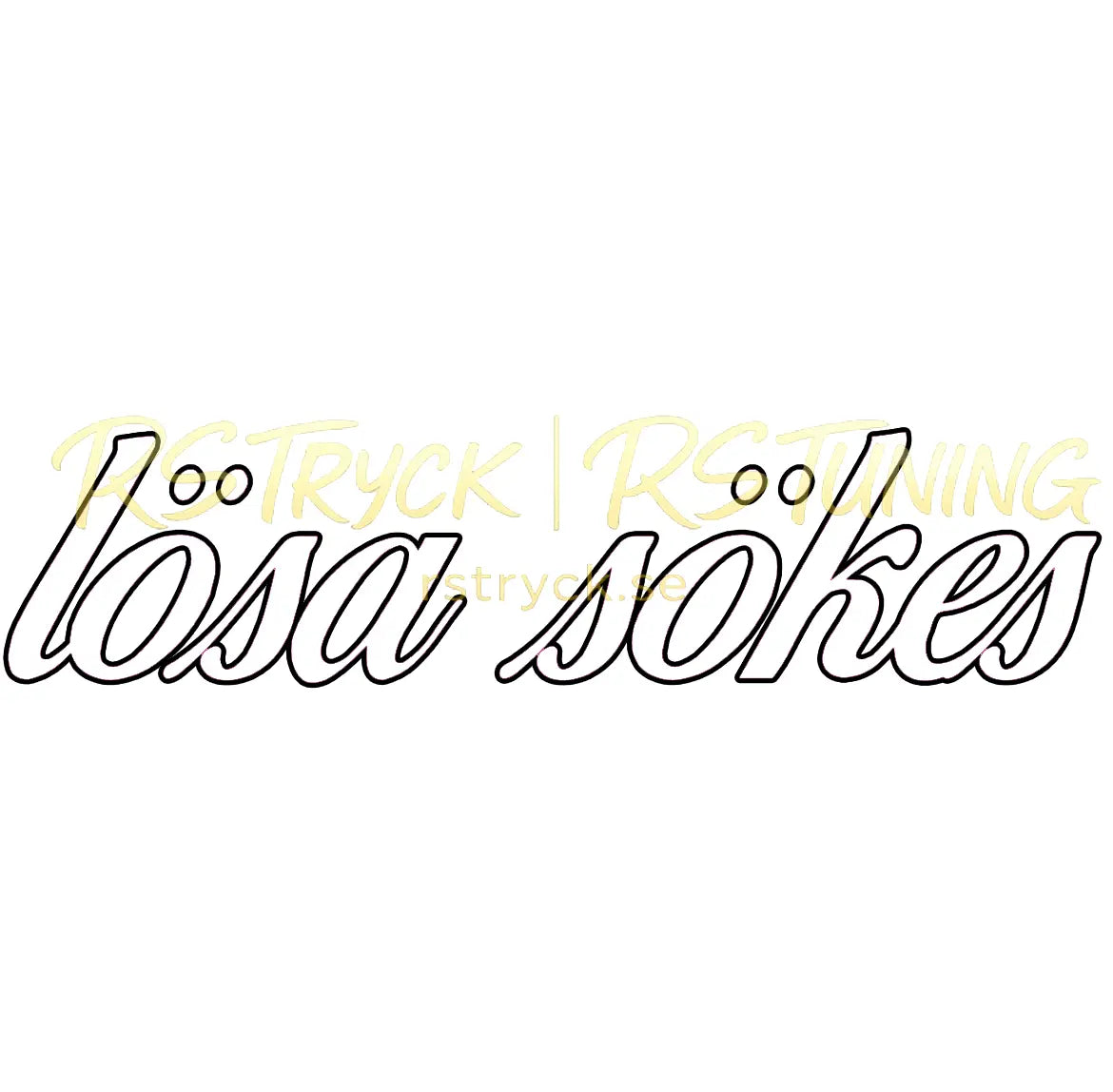 Dekal | "lösa sökes" RSTryck