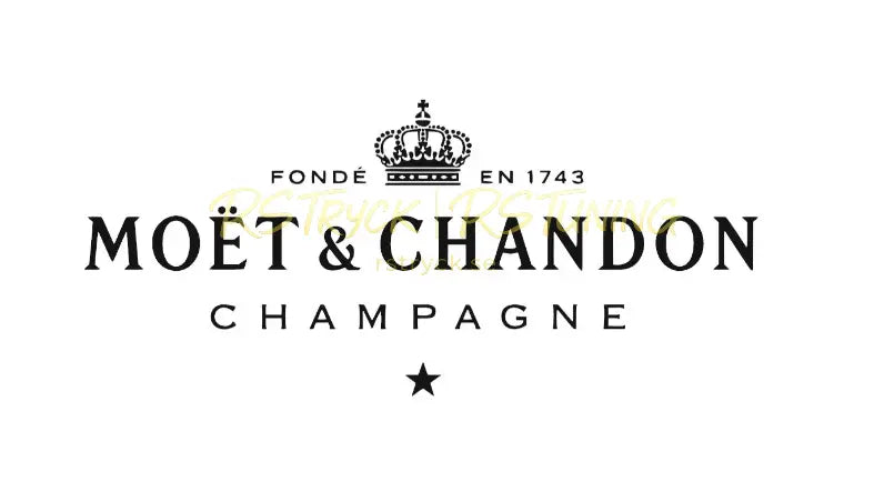 Dekal | "Moët & Candon" RSTryck
