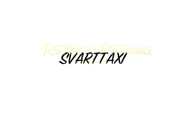 Dekal | "Svart taxi" RSTryck