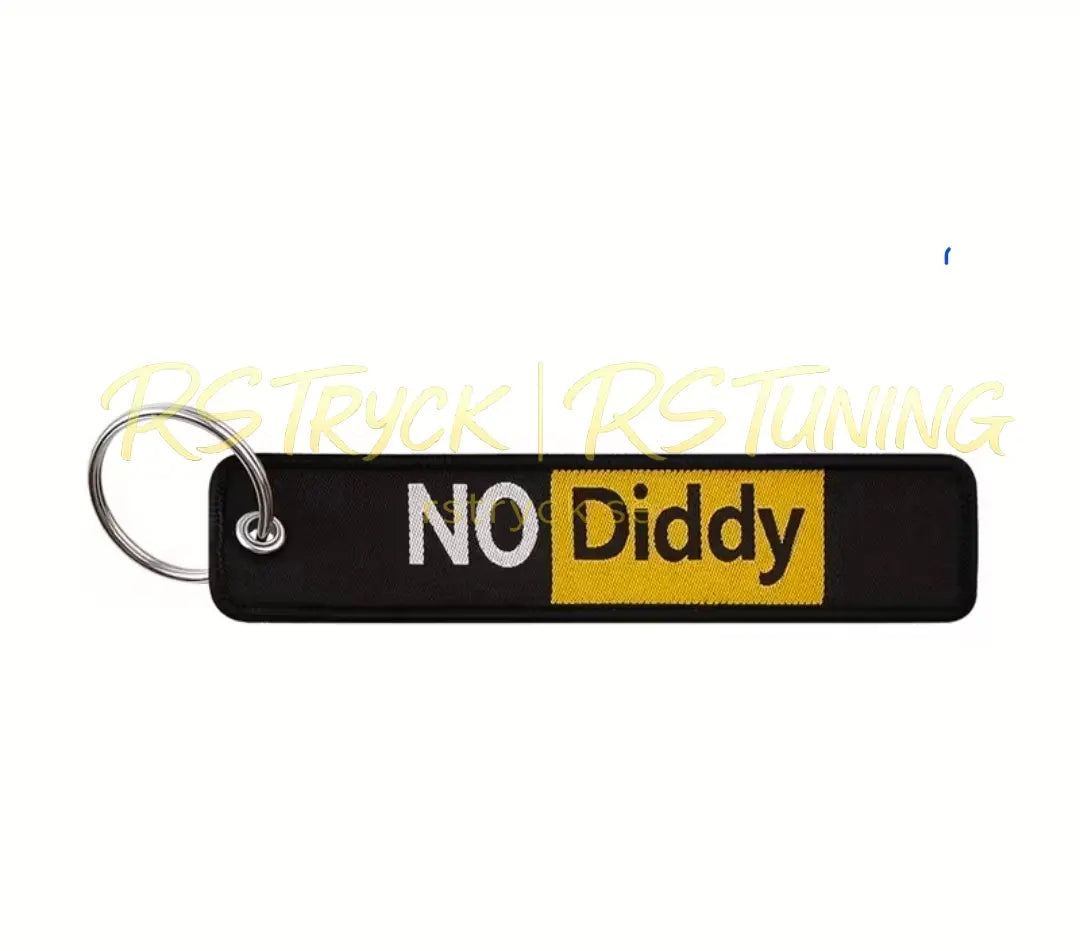 No Diddy broderad nyckelring RSTryck