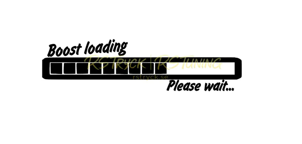 Dekal | "Boost loading" RSTryck