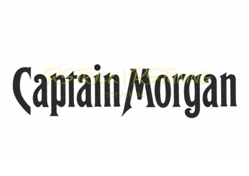Dekal | "Captain Morgan" RSTryck