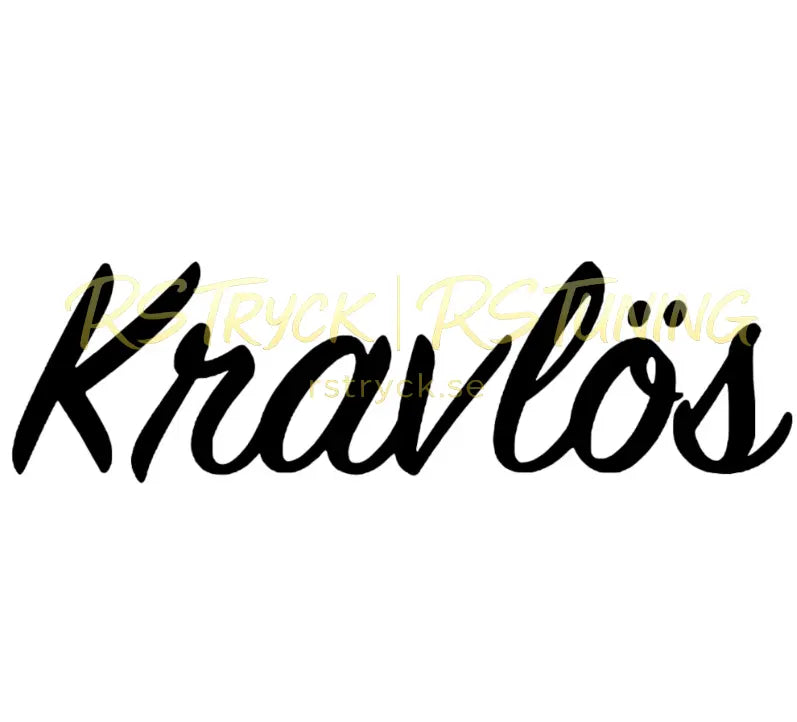 Dekal | "Kravlös" RSTryck