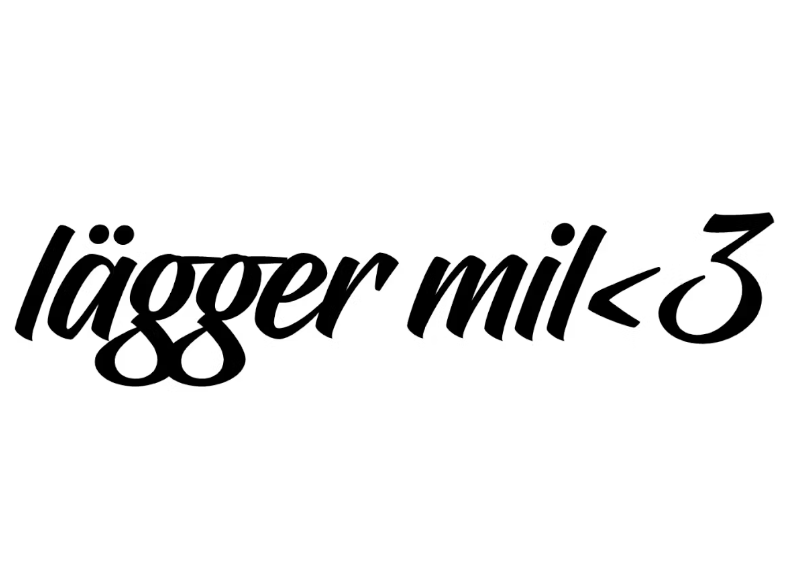 Dekal | "Lägger mil <3"