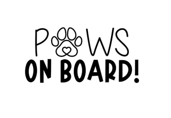 Dekal | "Paws on board"