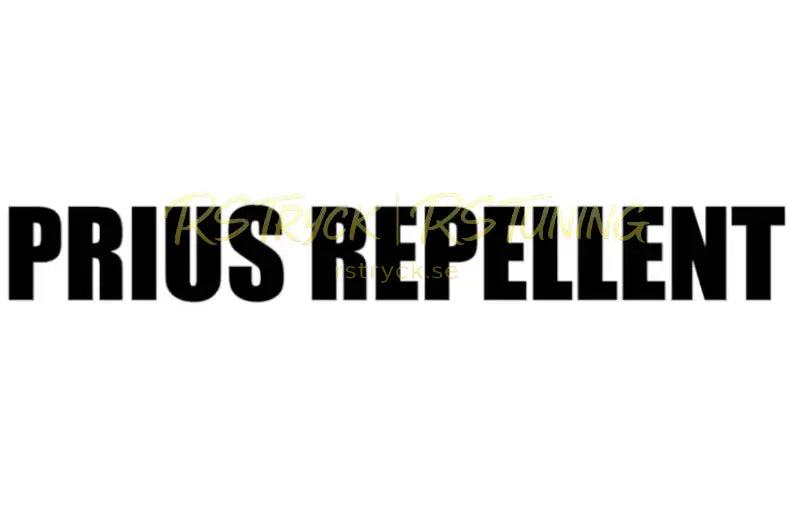 Dekal | "Prius repellent" RSTryck