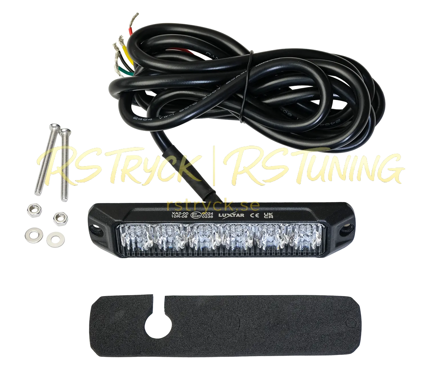 Luxtar OptiFlux | Warning Light | Amber 6 LED RSTryck