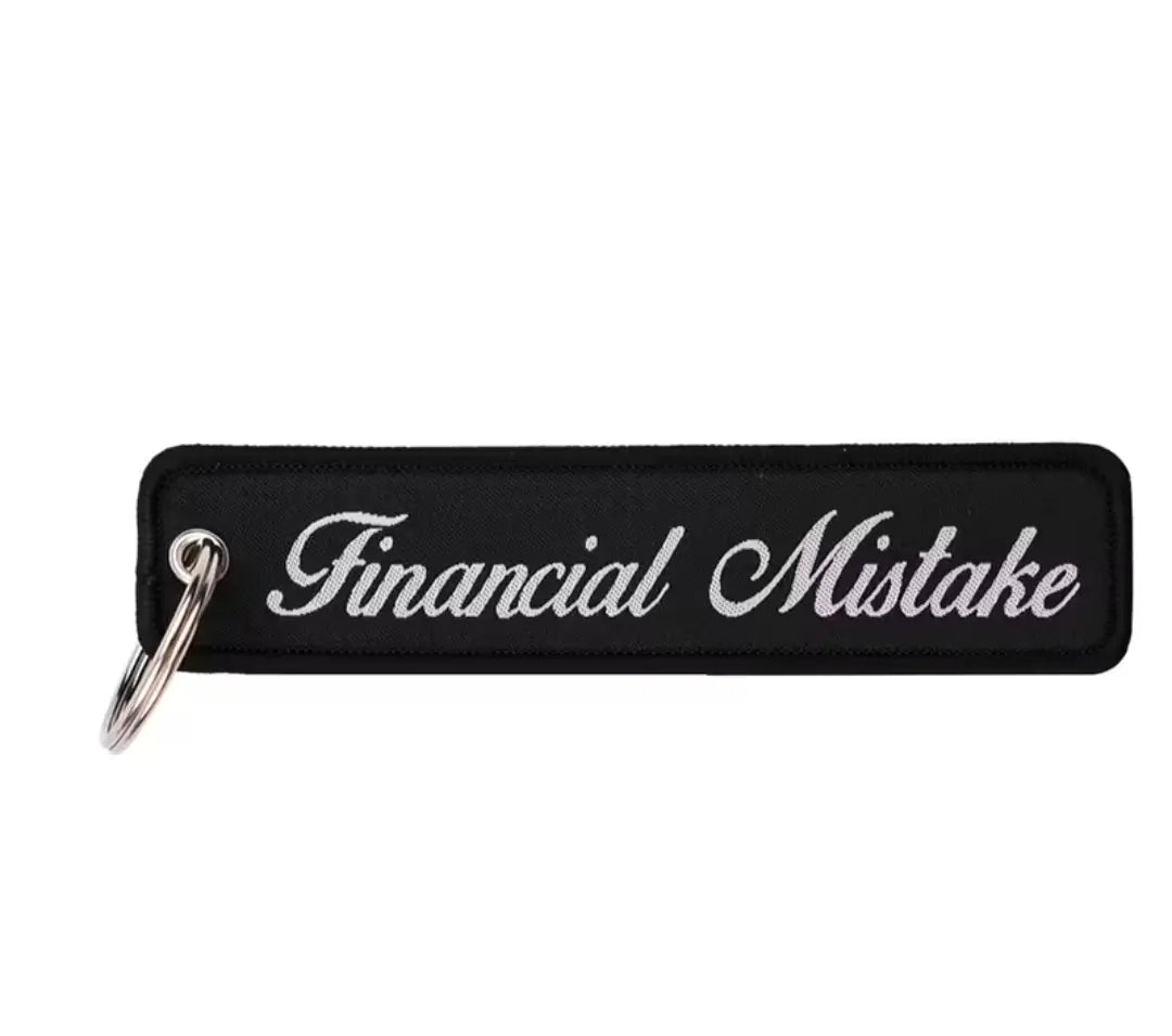 Financial Mistake Nyckelring RSTryck