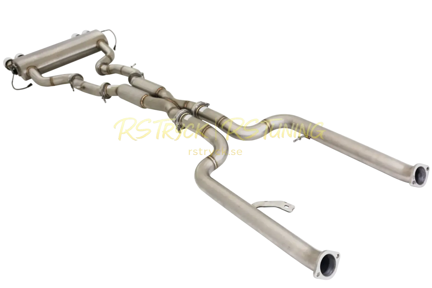 BMW M3 G80 2020- X-Force 3" Dubbla Cat-Back System Varex Dämpare, 304 Rostfritt Stål RSTryck