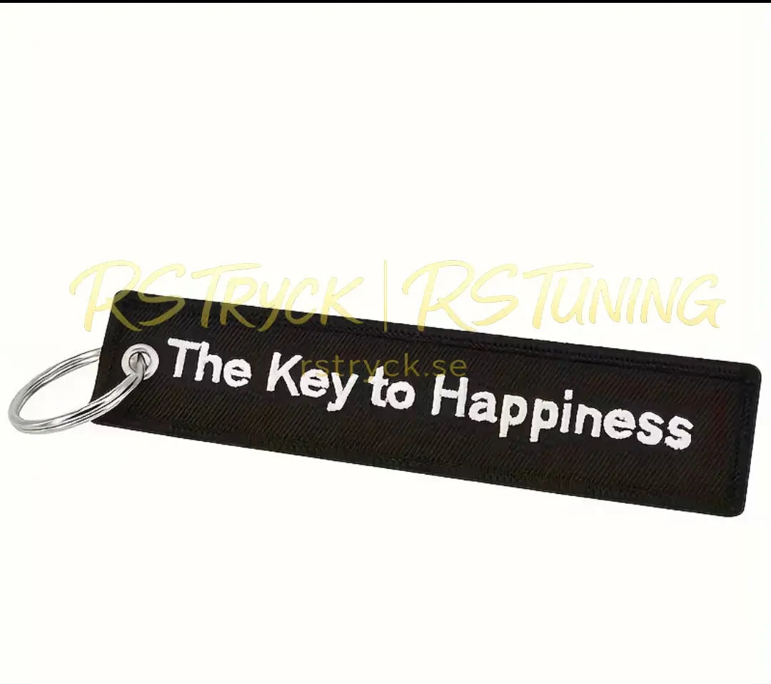 Key to happiness Nyckelring RSTryck