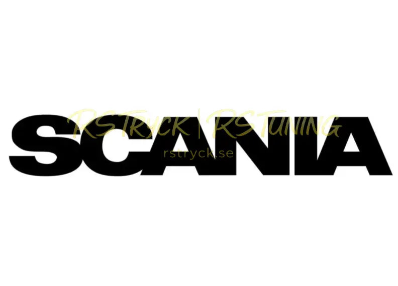 Dekal | "Scania #4" RSTryck