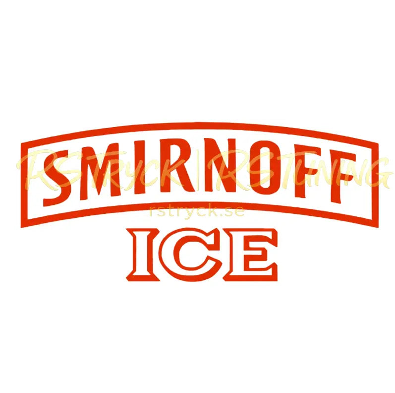 Dekal | "Smirnoff ice" RSTryck