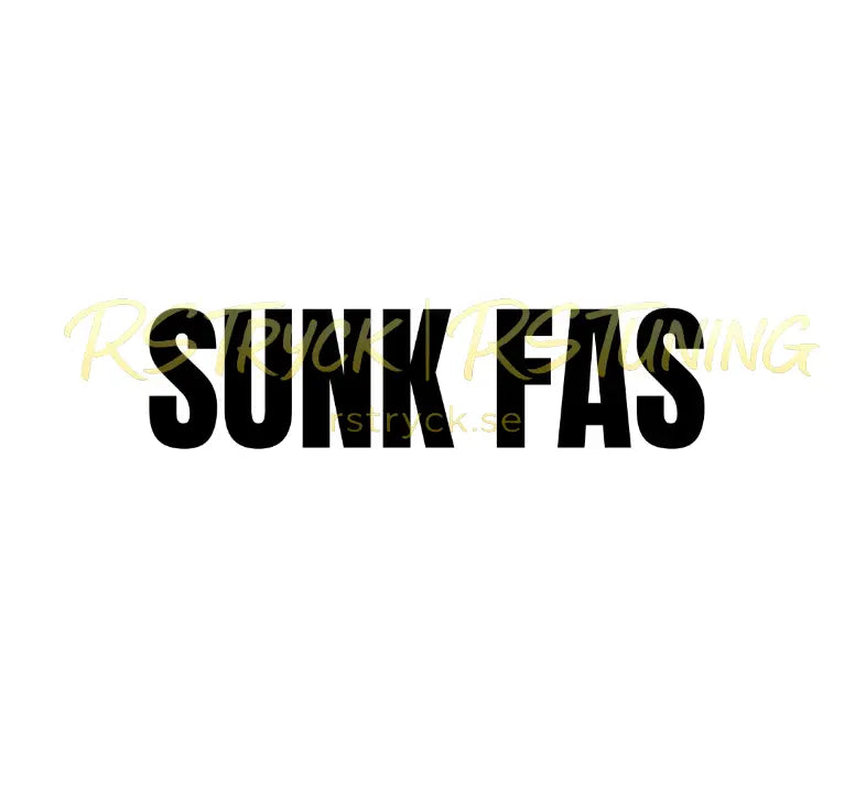 Dekal | "Sunk fas" RSTryck