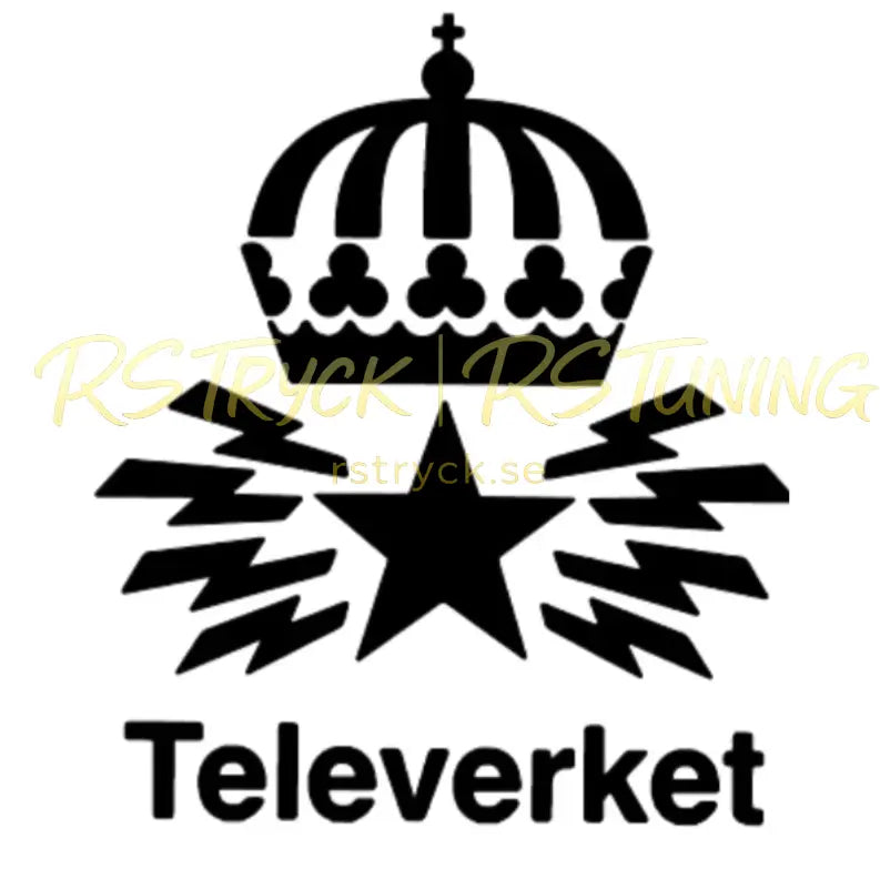 Dekal | "Televerket" RSTryck