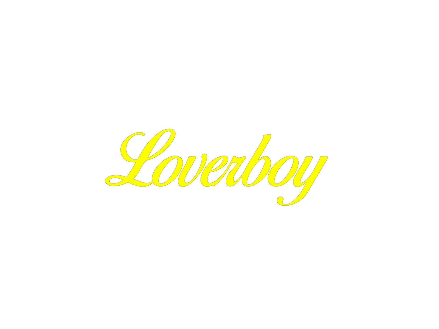 Dekal "Loverboy"