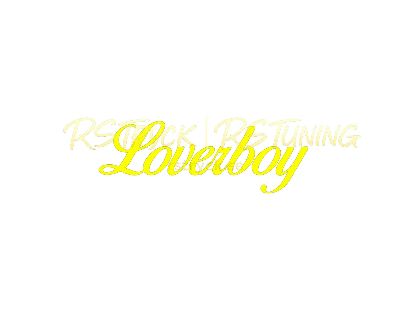 Dekal "Loverboy" RSTryck