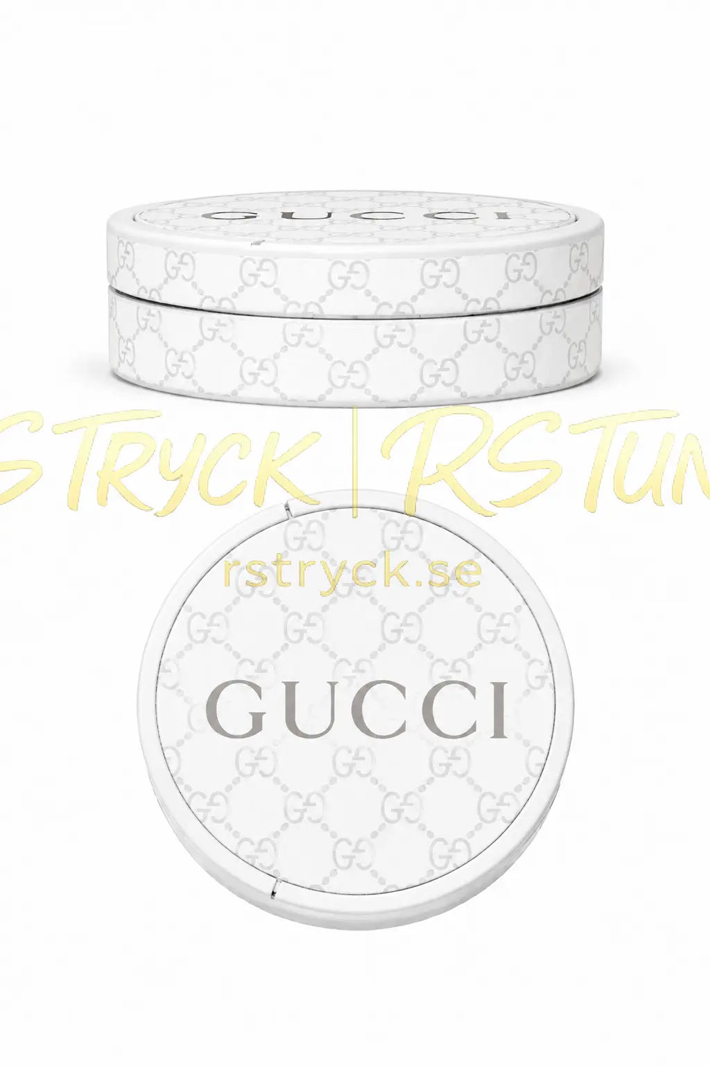 Snusdosa - Gucci Print Svart/Vit RSTryck