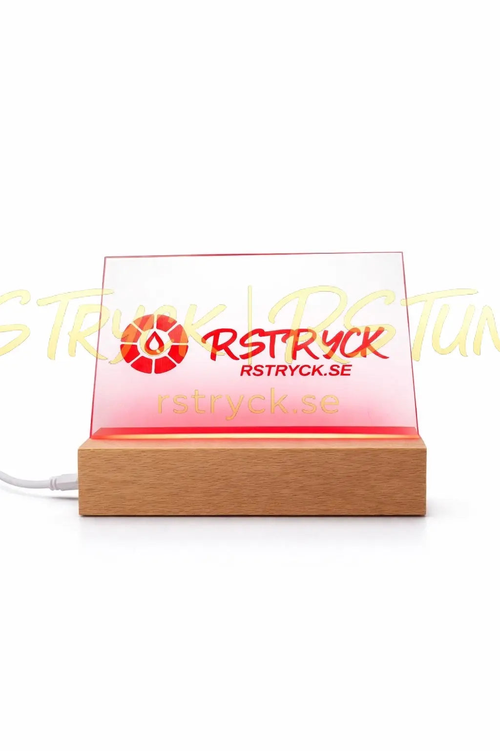 RGB LED | Skylt med Egen Gravyr RSTryck