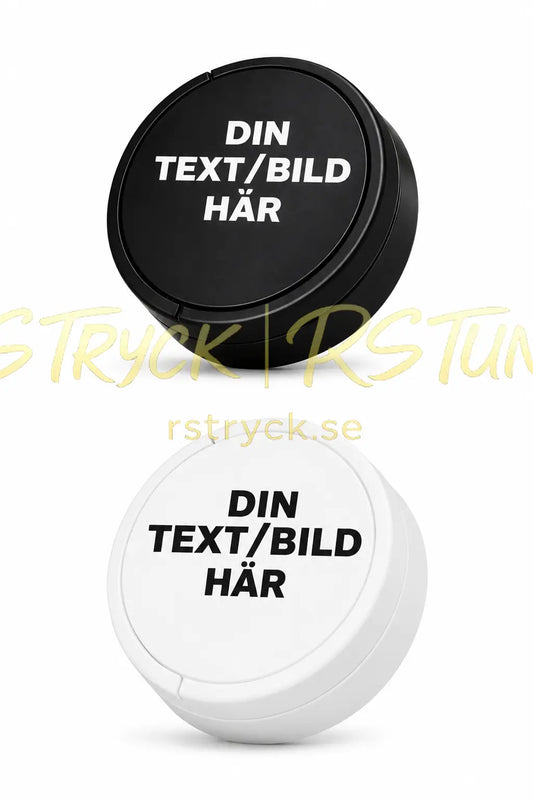 Snusdosa - Din Egen Design Svart/Vit (kopia) RSTryck
