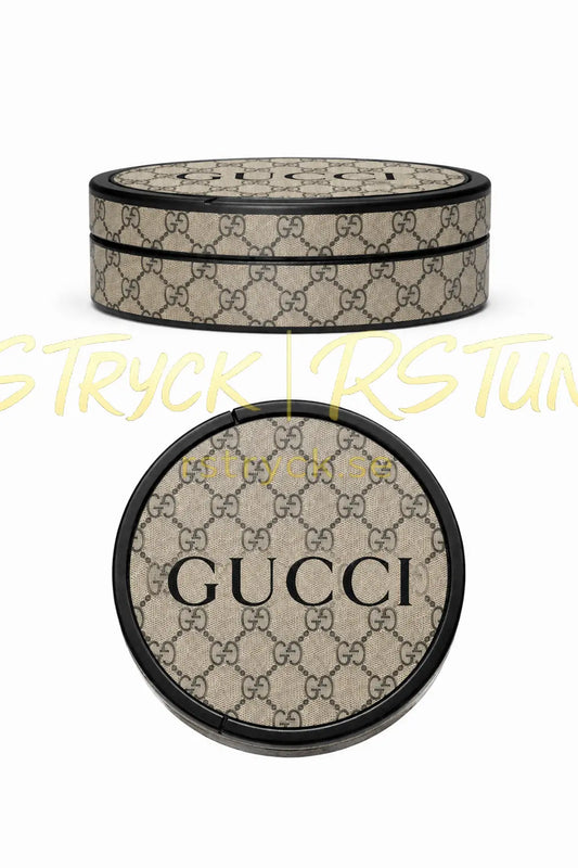 Snusdosa - Gucci Print Svart/Vit RSTryck