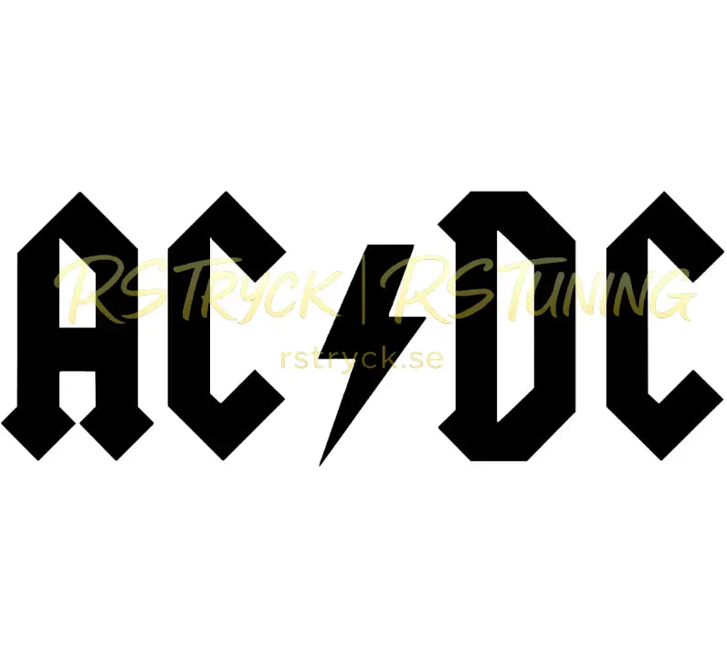 Dekal | "ACDC" RSTryck