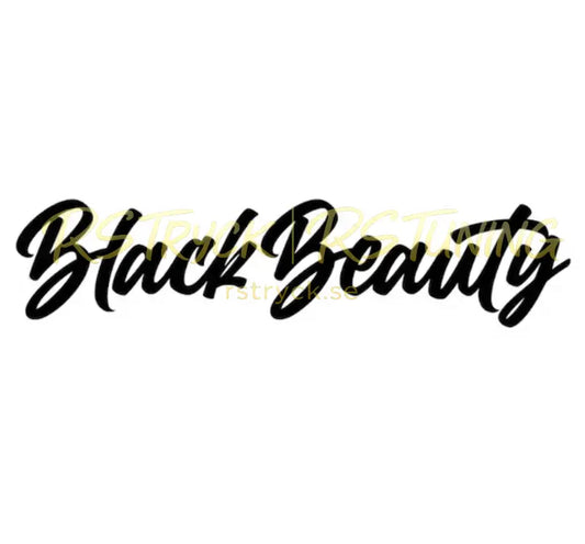 Dekal | "Black beauty" RSTryck