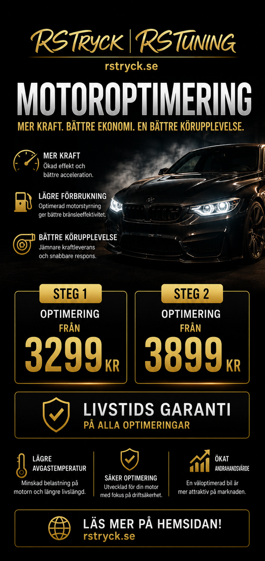 Motoroptimering Steg 2 - Grund Kampanj