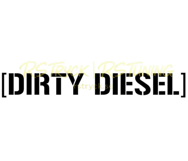 Dekal | "Dirty diesel" RSTryck