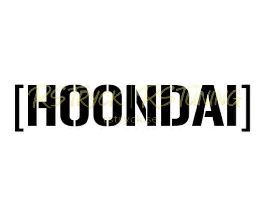 Dekal | "Hoondai" RSTryck