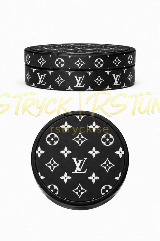 Snusdosa - LV Print Svart/Vit RSTryck