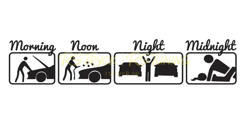 Dekal | "Morning, Noon, Night, Midnight" RSTryck