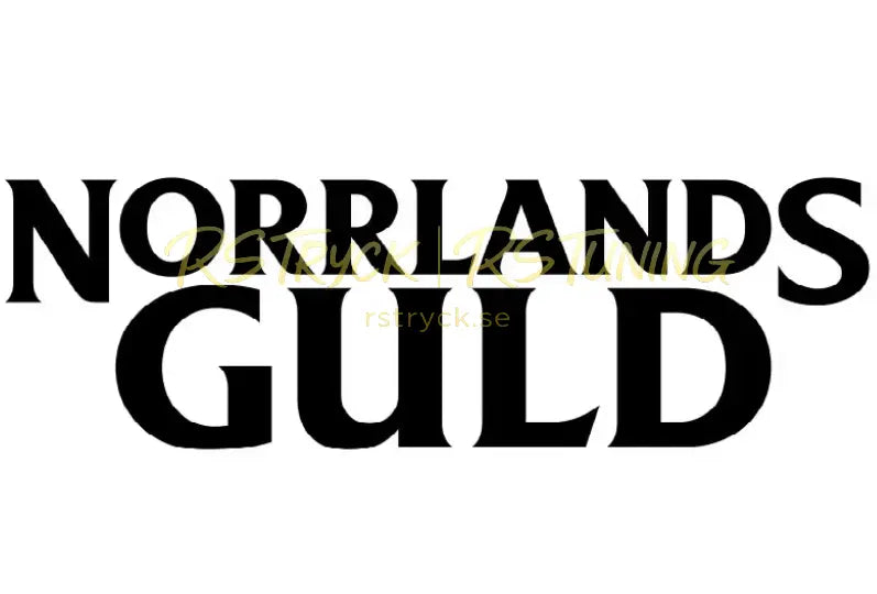 Dekal | "Norrlands Guld" RSTryck