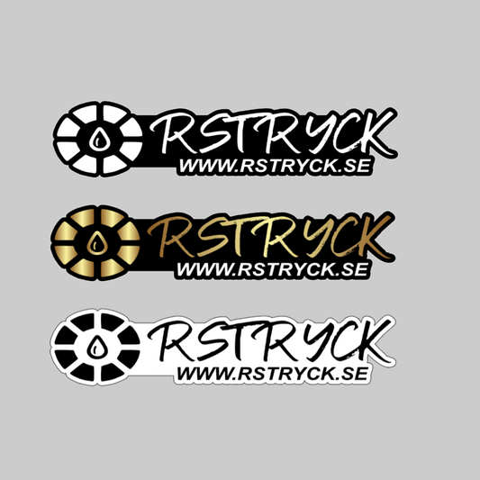 Klistermärke | "RSTryck"