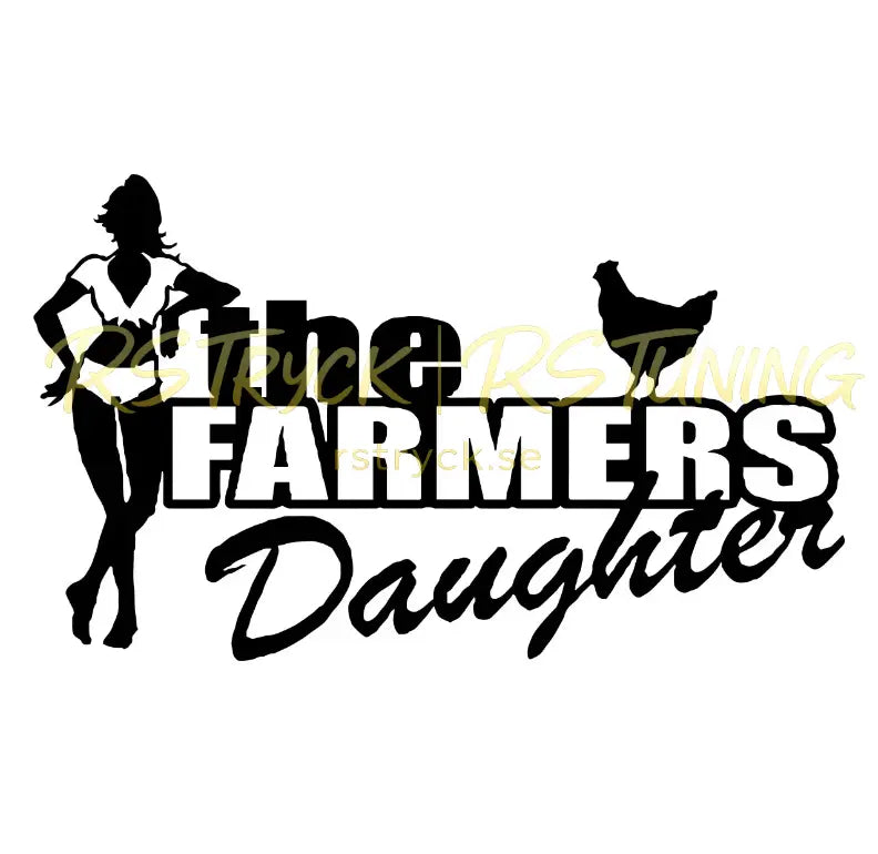 Dekal | "The farmers daughter" RSTryck