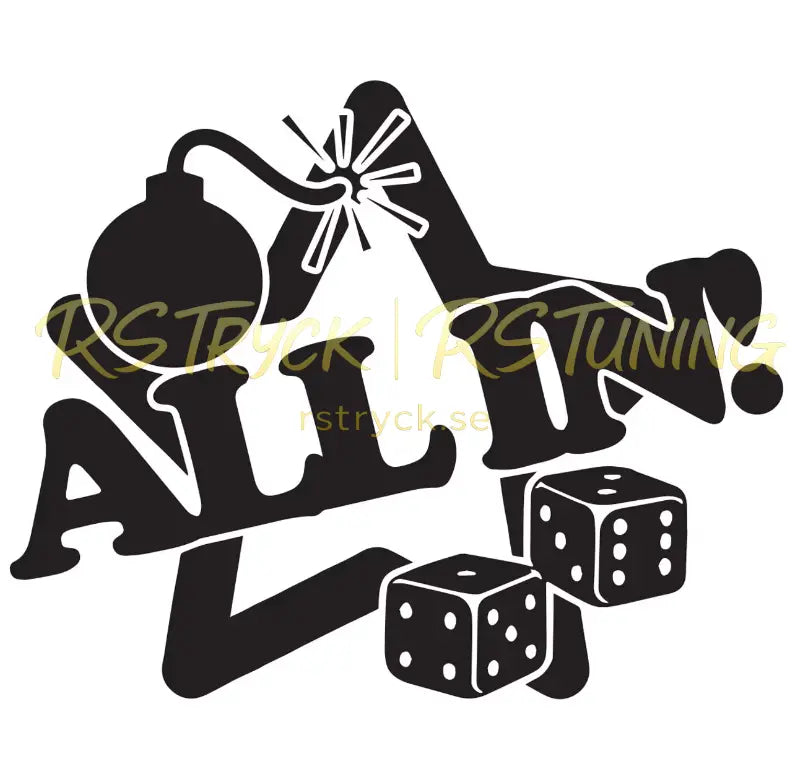 Dekal | "All in, star" RSTryck