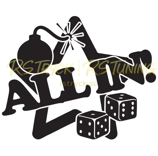 Dekal | "All in, star" RSTryck