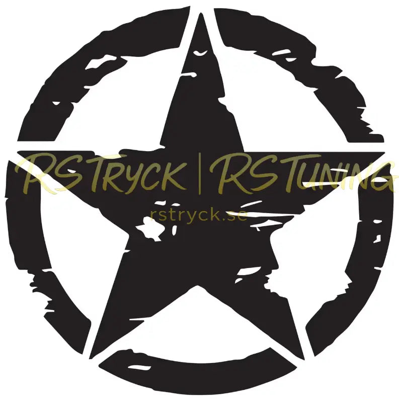 Dekal | "Army Star" RSTryck