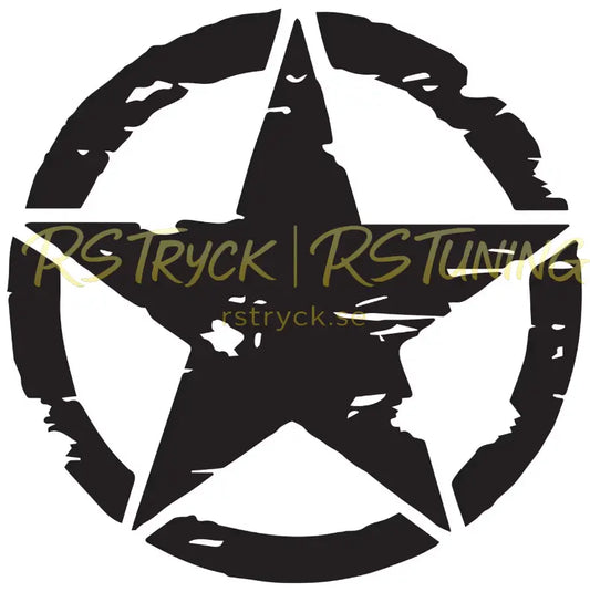 Dekal | "Army Star" RSTryck
