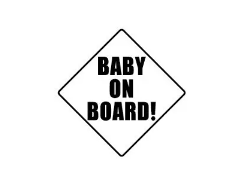 Dekal | "Baby on board!"