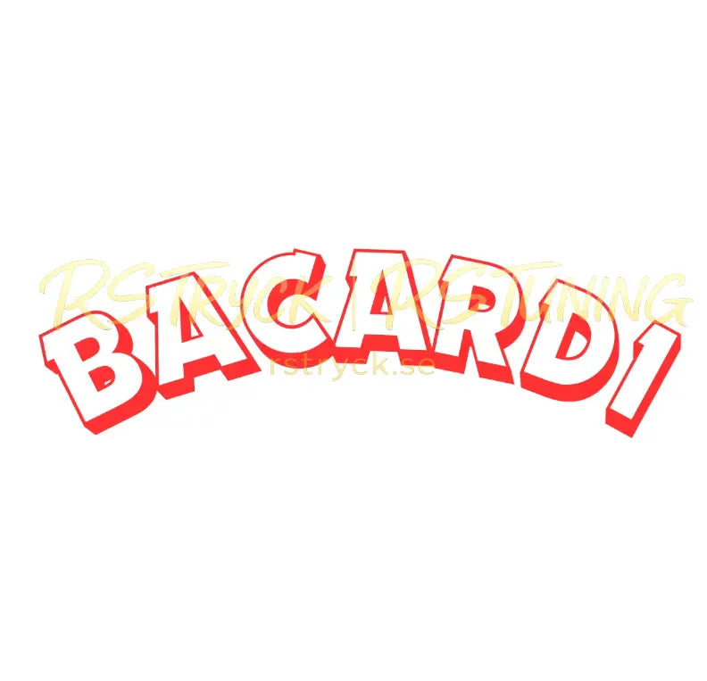 Dekal | "Bacardi" RSTryck