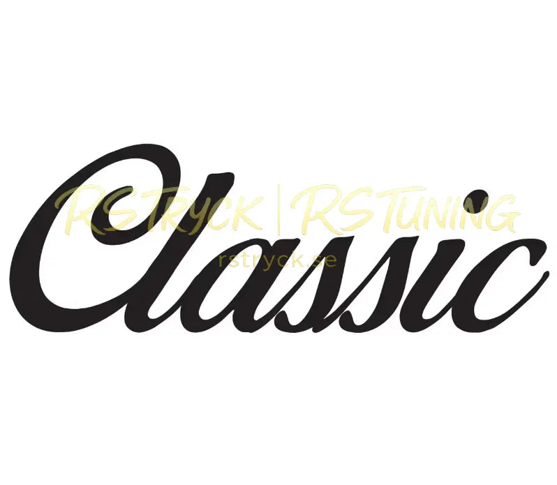 Dekal | "Classic" RSTryck