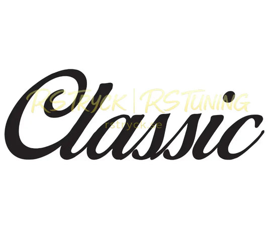 Dekal | "Classic" RSTryck