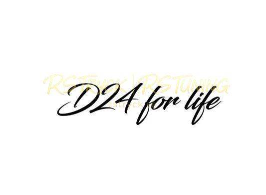 Dekal | "D24 for life" RSTryck