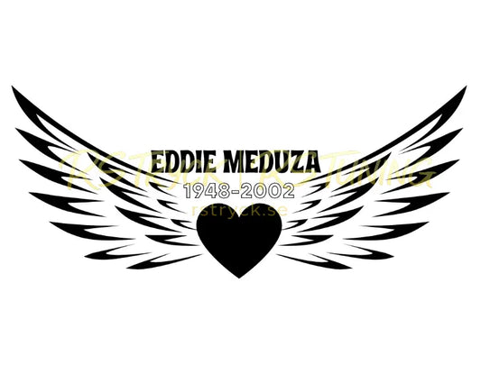 Dekal | "Eddie Meduza, Vingar" RSTryck