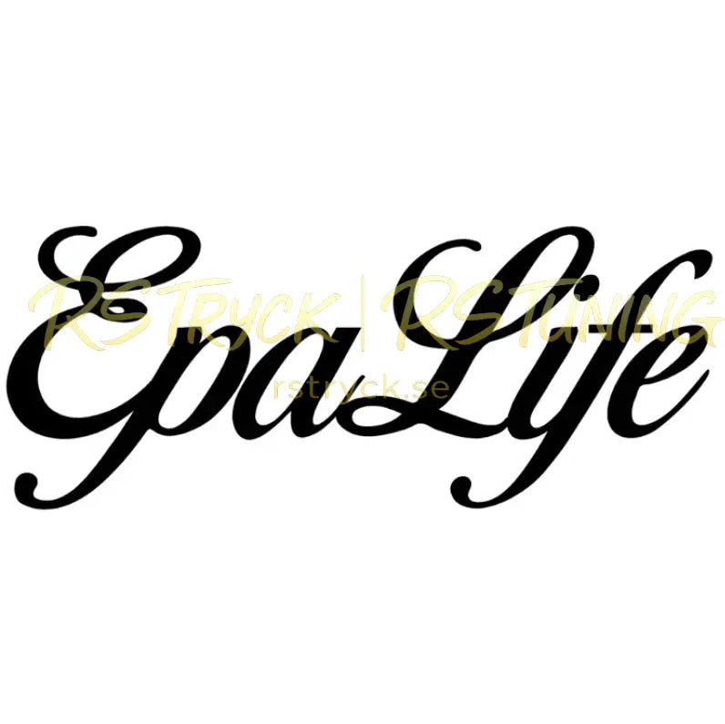 Dekal | "Epa life" RSTryck