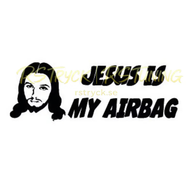 Dekal | "Jesus is my airbag" RSTryck
